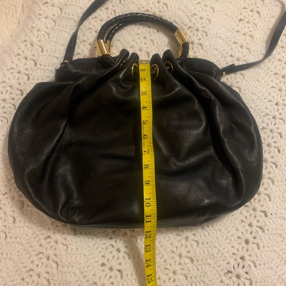 Michael Kors, leather black bag made in Italy - Picture 8 of 14